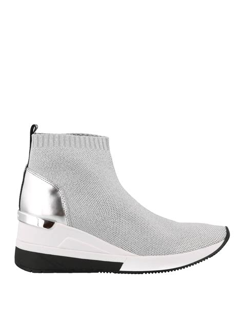 michael kors skyler slip on sneakers|Michael Kors heeled sneakers.